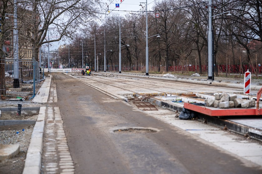 Przebudowa ul. Pomorskiej - styczeń 2024